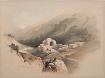 Fonte de Jó, vale de Hinnom, 1839.