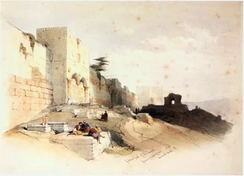 Na Terra Santa: Jerusalém, a Porta Dourada (gravura)