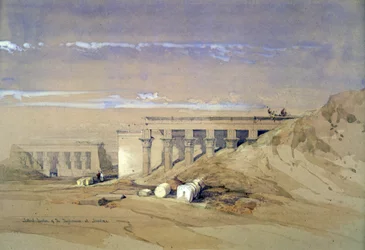 Elevação lateral do Thyphonium em Dendera