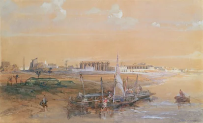 Luxor no Nilo, 1839 (wc)