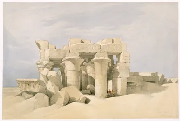 Templo de Sobek e Horuss em Kom Ombo, Egito, século XIX