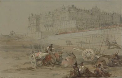 O Palácio Real, Madrid, 1832