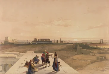 As Ruínas de Karnak do Oeste, do Egito e da Núbia, Vol.1