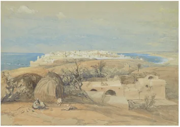 Vista de Jaffa, virada para norte