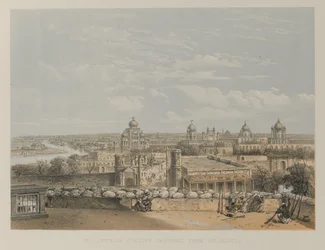 Vista da Posição capturada dos Rebeldes, Lucknow