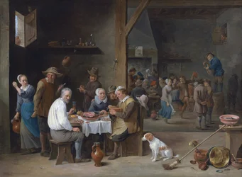 O jantar de fiambre