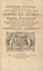 Página de título Theatrum Pictorium
