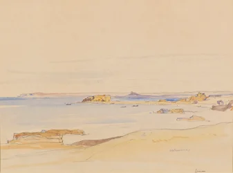 Baía de Lunan (aguarela)