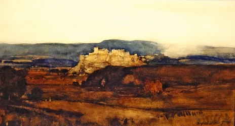Castelo Stirling (aguarela sobre papel)