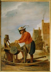 O amolador de facas ...