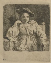 Garota sentada