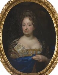 Sophie Charlotte de Hanovre, reine de Prusse - Retrato de Sophia Charlotte de Hanover (1668-1705), rainha na Prússia, de Krafft, David, von (1655-1724). Óleo sobre tela. Dimensão: 88x70 cm. Museu Nacional de Estocolmo