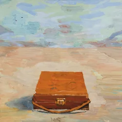 Boîte-hors-de-valise 15, 2023 (óleo sobre linho)