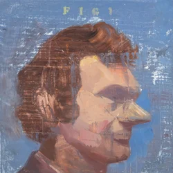 Marcel Broodthaers 14, 2021 (óleo sobre linho)