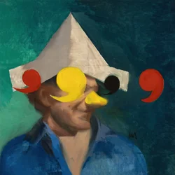 Marcel Broodthaers 17, 2022 (óleo sobre linho)
