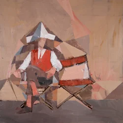 Marcel Broodthaers 27, 2025 (óleo sobre linho)