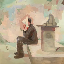 Marcel Duchamp 20, 2023 (óleo sobre linho)