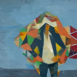 Robert Filliou 33, 2024 (óleo sobre linho)