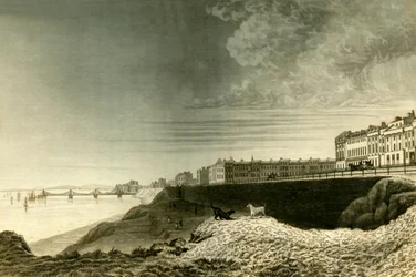 Vista do leste de Brighton da cidade de Kemp, 1835.