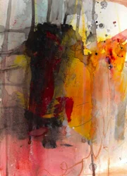 Fluxo abstrato ardente