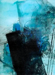 Abstrato Azul Moderno