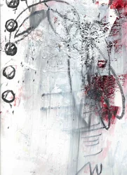 Grunge abstrato vermelho e preto