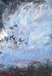 Paisagem abstrata tempestuosa