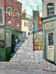 Haunted Pub Hampstead, 2018 (acrílico sobre tela)