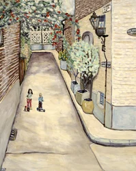 Watch House Hampstead, 2017 (acrílico sobre tela)
