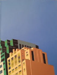Brooklyn Hi Rise, 2012 (óleo sobre tela)