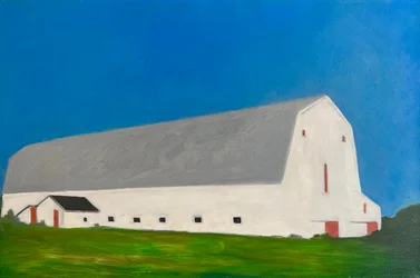 Celeiro Branco, 2000 (óleo sobre tela)