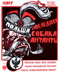 Polônia - o último cachorro do Entente Poster, 1920
