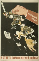 Frente Popular. Os instigadores da Guerra Mundial devem ser responsabilizados, 1936