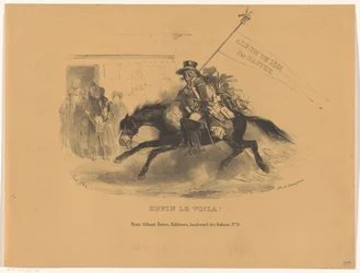 Postiljon te paard
Enfin le voila! (título sobre o objecto)
Álbum de 1836 (título da série sobre o objecto)
