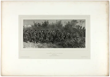 Sapadores indo para as trincheiras, de Souvenirs of Italy: Roma Expedition