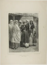 Mulheres tártaras no Baïdar, Crimeia, 26 de agosto de 1837