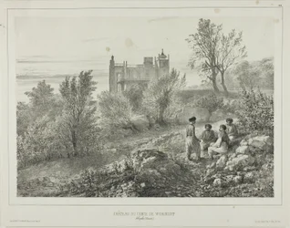 Castelo do Conde Woronzoff, Aloupka, Crimeia, 12 de agosto de 1837