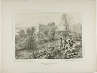 Castelo do Conde Woronzoff, Aloupka, Crimeia, 12 de agosto de 1837