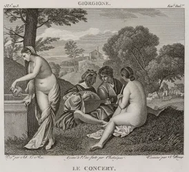 Denis-Sébastien Leroy, Antoine-Claude-François Villerey e Chataigner - O Concerto, segundo Giorgione - 1802-1815