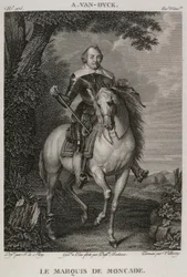 Denis-Sébastien Leroy, Antoine-Claude-François Villerey e Jean Duplessis-Bertaux - O Marquês de Moncade, segundo Antoine van Dyck - 1802-1815