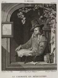 Denis-Sébastien Leroy, Chataigner e Dambrun - O químico em meditação, segundo Gabriel Metsu - 1802-1815