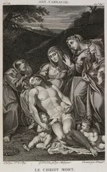 Denis-Sébastien Leroy, Chataigner e Dennel - O Cristo Morto, segundo Annibale Carracci - 1802-1815