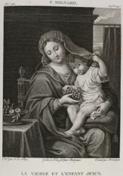 Denis-Sébastien Leroy, Chataigner e Henriquez - A Virgem e o Menino Jesus, segundo Pierre Mignard - 1802-1815