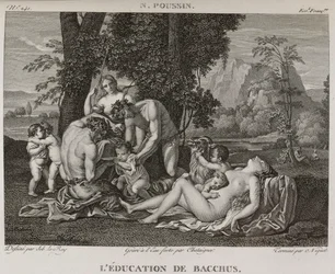 Denis-Sébastien Leroy, Chataigner e Niquet - A educação de Baco, segundo Nicolas Poussin - 1802-1815