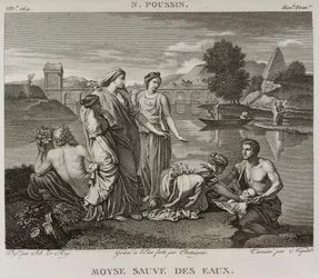 Denis-Sébastien Leroy, Chataigner e Niquet - Moisés salvo das águas, segundo Nicolas Poussin - 1802-1815