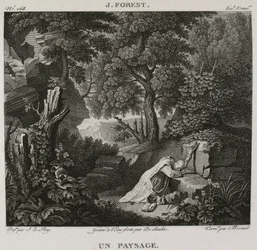 Denis-Sébastien Leroy, De Saulx et Bovinet - Uma paisagem, segundo Jean-Baptiste Forest - 1802-1815