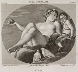 Denis-Sébastien Leroy, Petit e Niquet - O Ar, segundo Annibale Carrache - 1802-1815