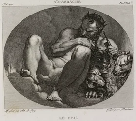 Denis-Sébastien Leroy et Boutrois - Fogo, segundo Annibale Carrache - 1802-1815