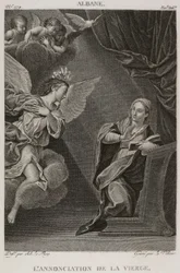 Denis-Sébastien Leroy et Le Villain - A Anunciação da Virgem, segundo Francesco Albani - 1802-1815