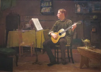 Um Boémio por Dennis Miller Bunker, 1885